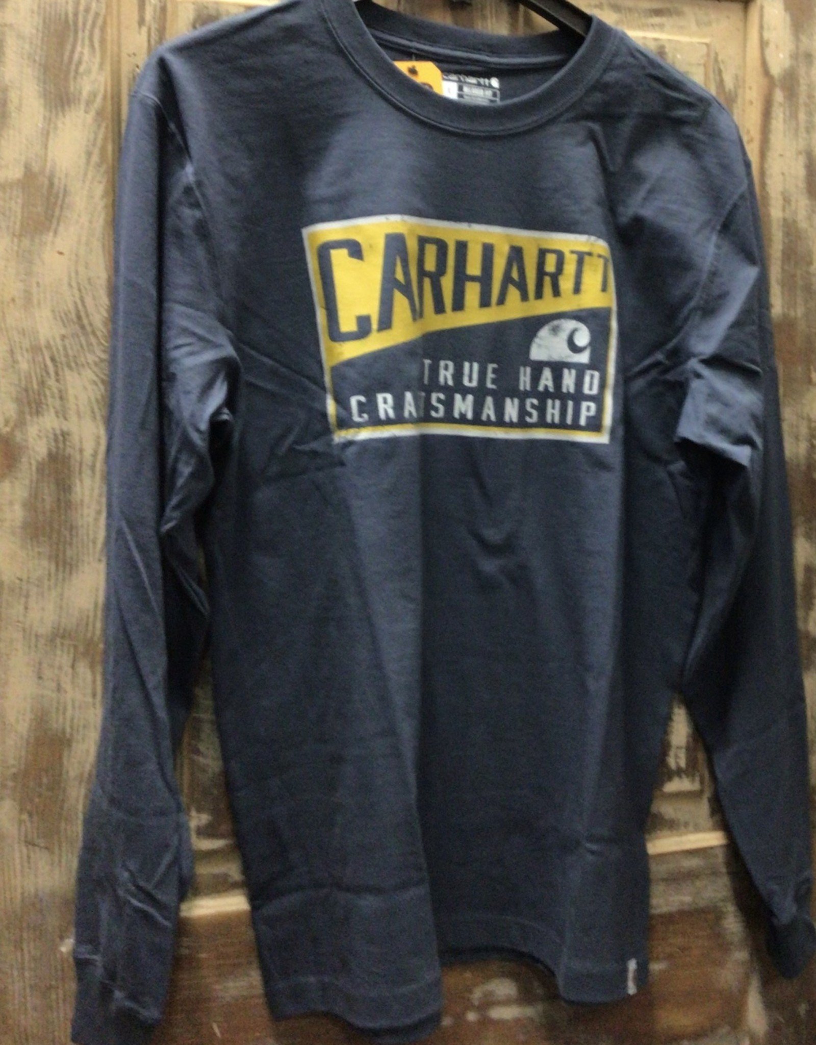 Carhartt 105059 Relaxed Fit Heavy Weight L/S Craftsman Graphic T-Shirt  Men's - Shoes & M'Orr