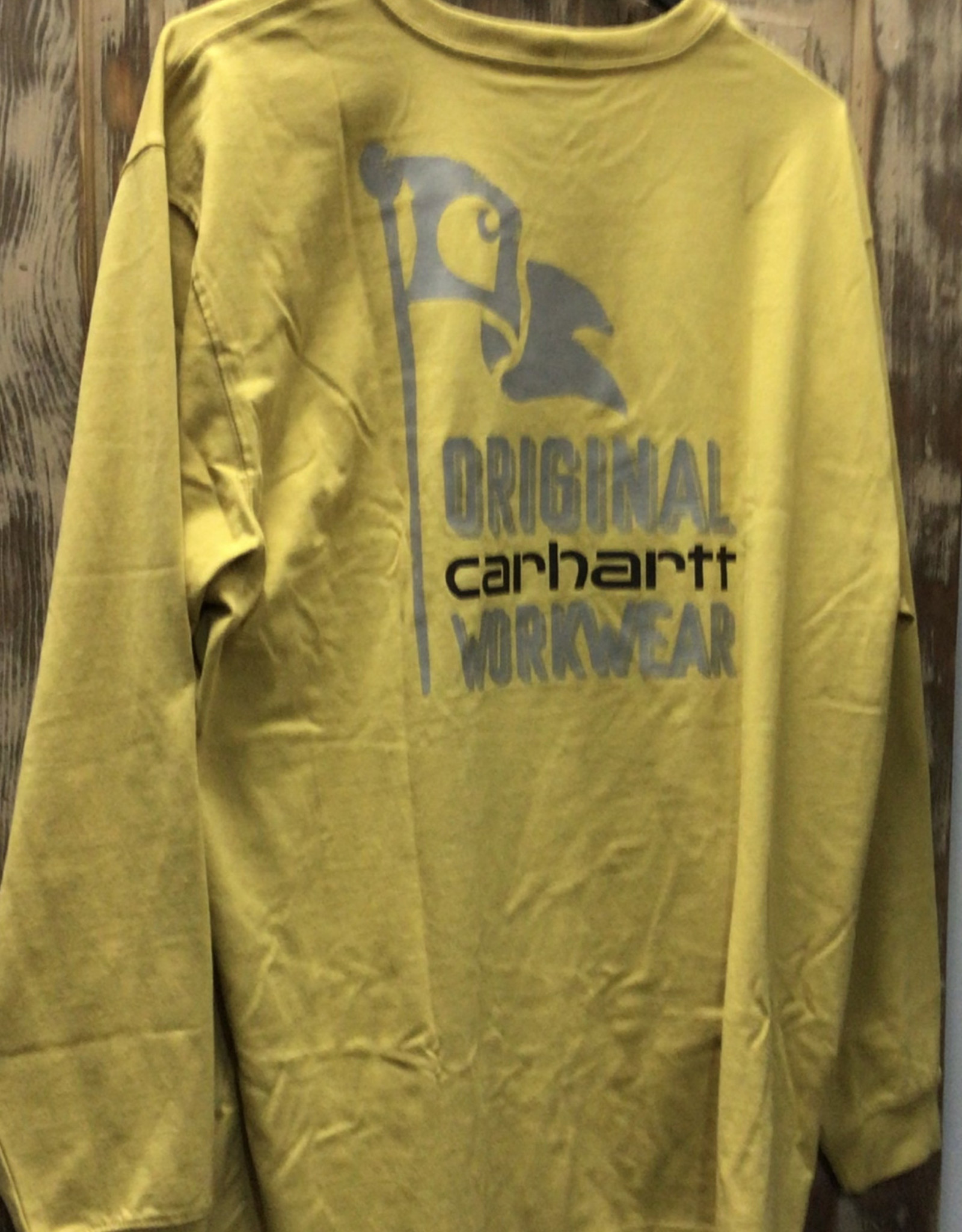 Carhartt Carhartt 104889 Loose Fit Heavy Weight L/S Flag Graphic T-Shirt Men’s