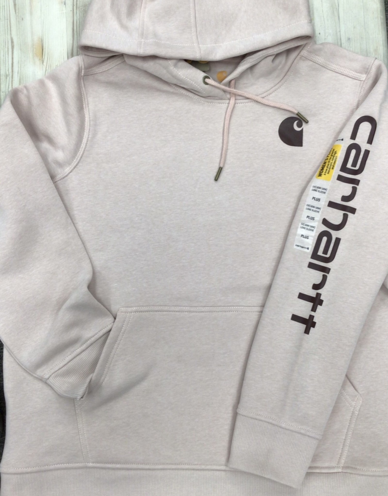 Relaxed Graphic Hoodie Sweatshirt (big) - Grey