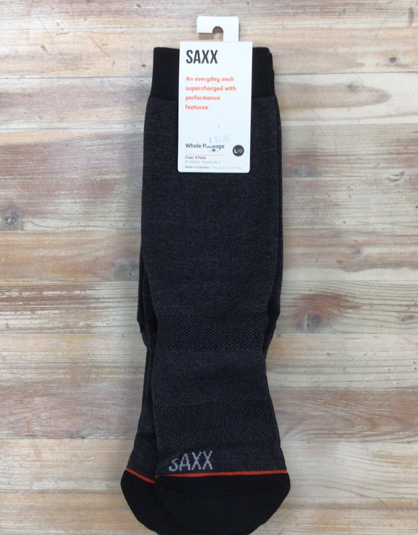 Saxx Saxx Whole Package 3pk Socks Men’s