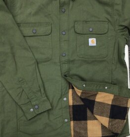 Carhartt Carhartt 105419 Rugged Flex Relaxed Fit Canvas Fleece-Lined Shirt Jac Men’s