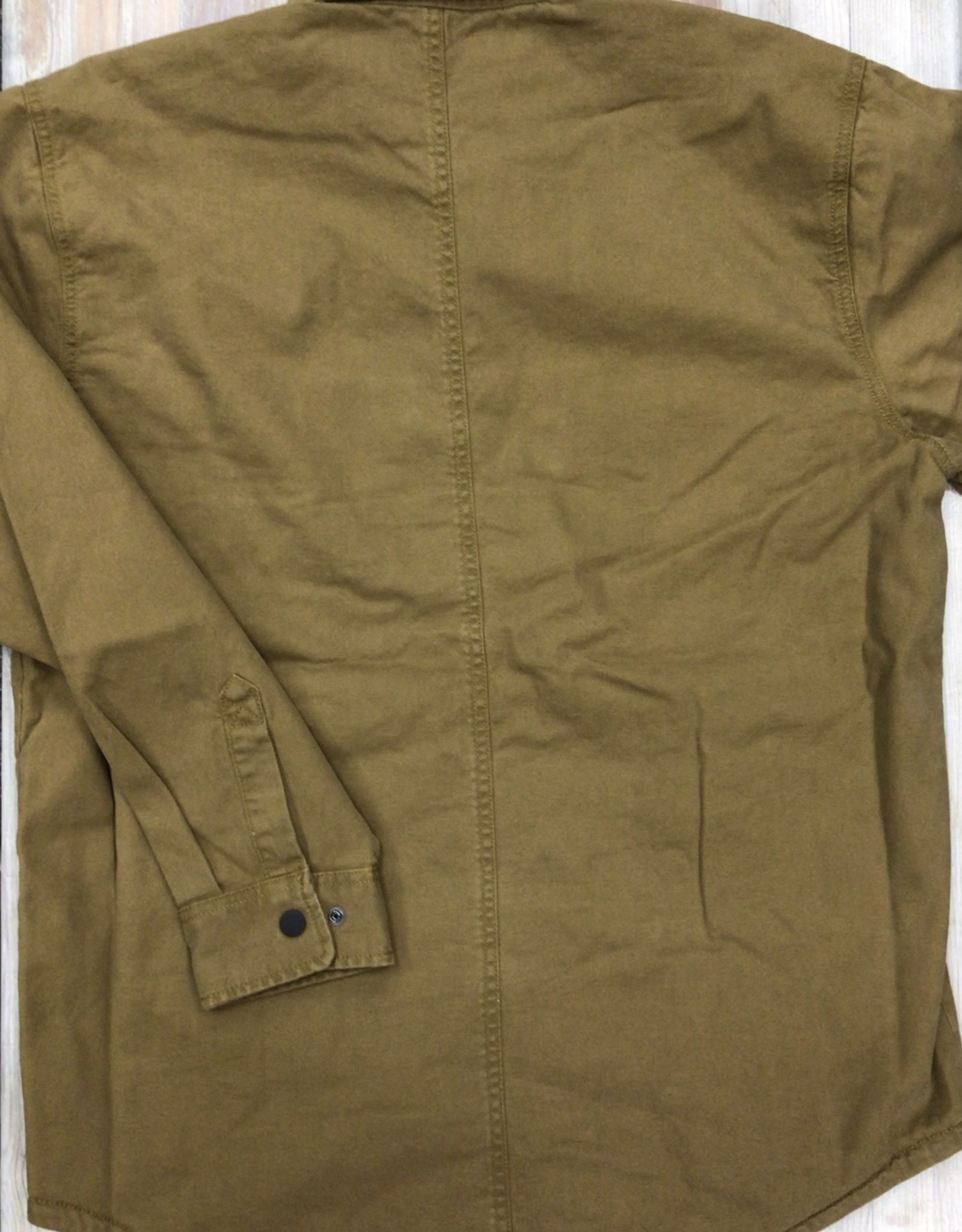 Carhartt Rugged Flex Loose Fit Canvas Fleece-lined Shirt Jac in