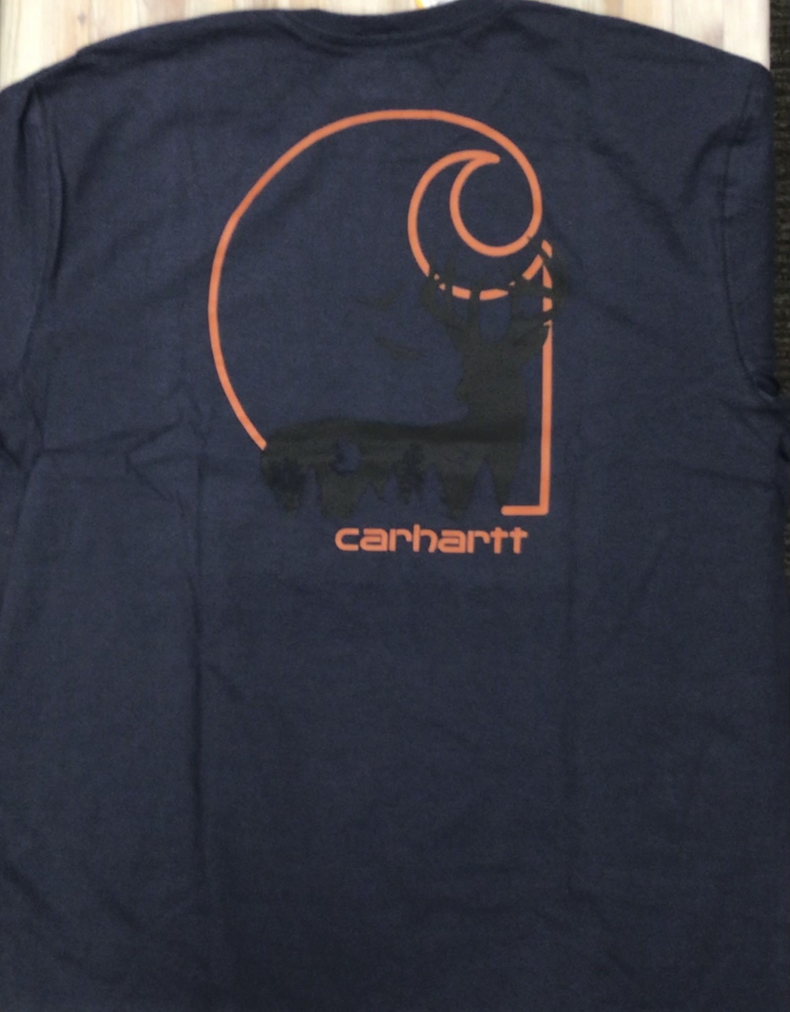 Carhartt Carhartt 105487 Loose Fit Heavyweight Long Sleeve Hunt Graphic T-Shirt Men’s