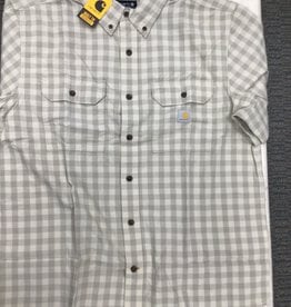 Carhartt Carhartt 105702 Loose Fit Midweight Short Sleeve Plaid Shirt Men’s