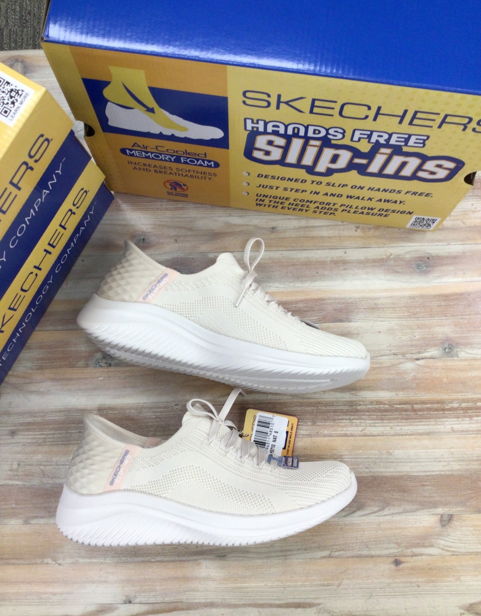 Skechers Women's Ultra Flex Memory Foam Slip On Sneaker