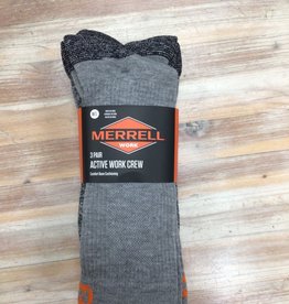 Merrell Merrell 3 Pair Active Work Crew Socks Unisex