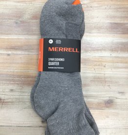 Merrell Cushioned Cotton Crew Sock - Breathable Comfort 3 Pair Pack – Loops  & Wales