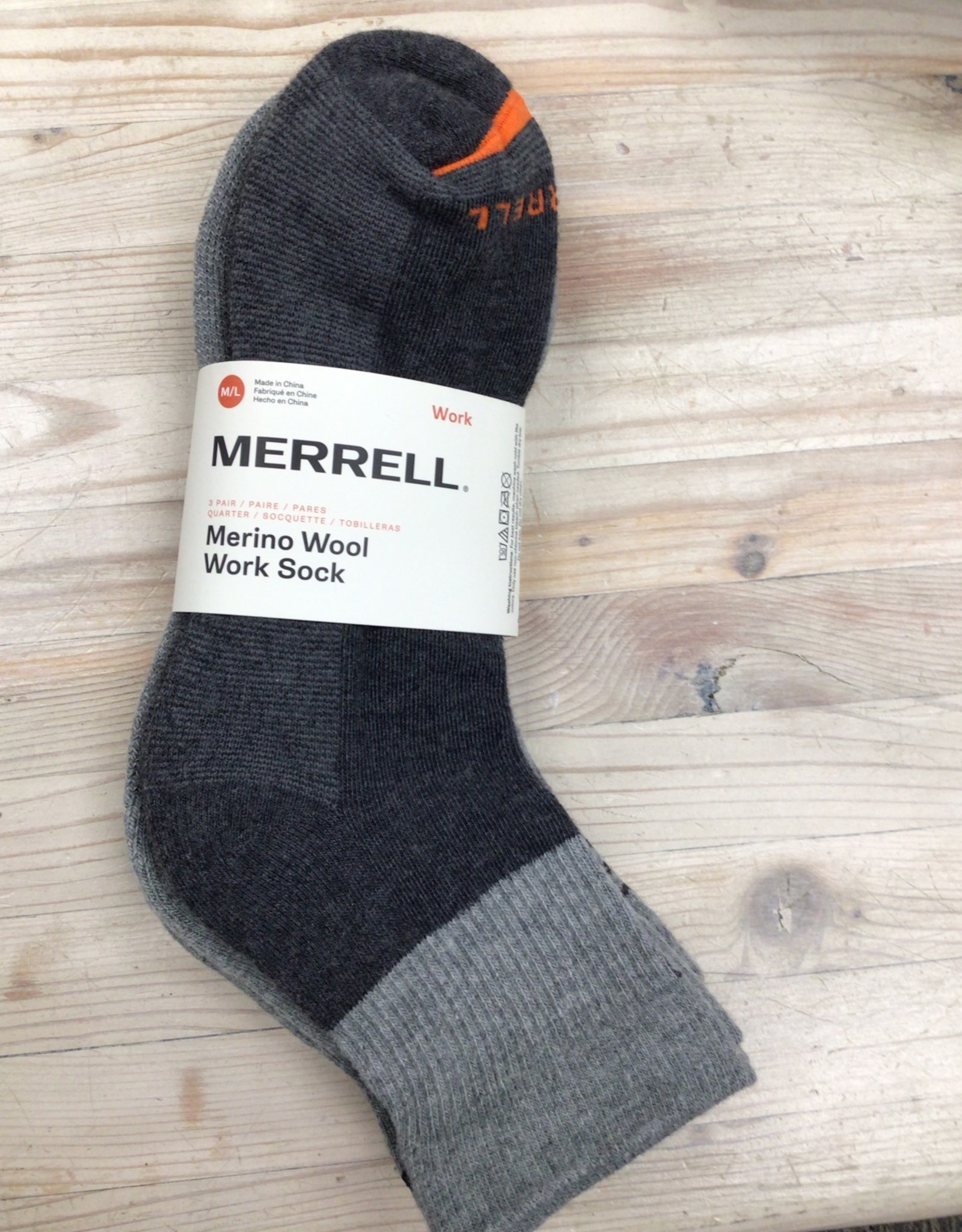 Merrell Merrell Merino Wool Work Sock Unisex