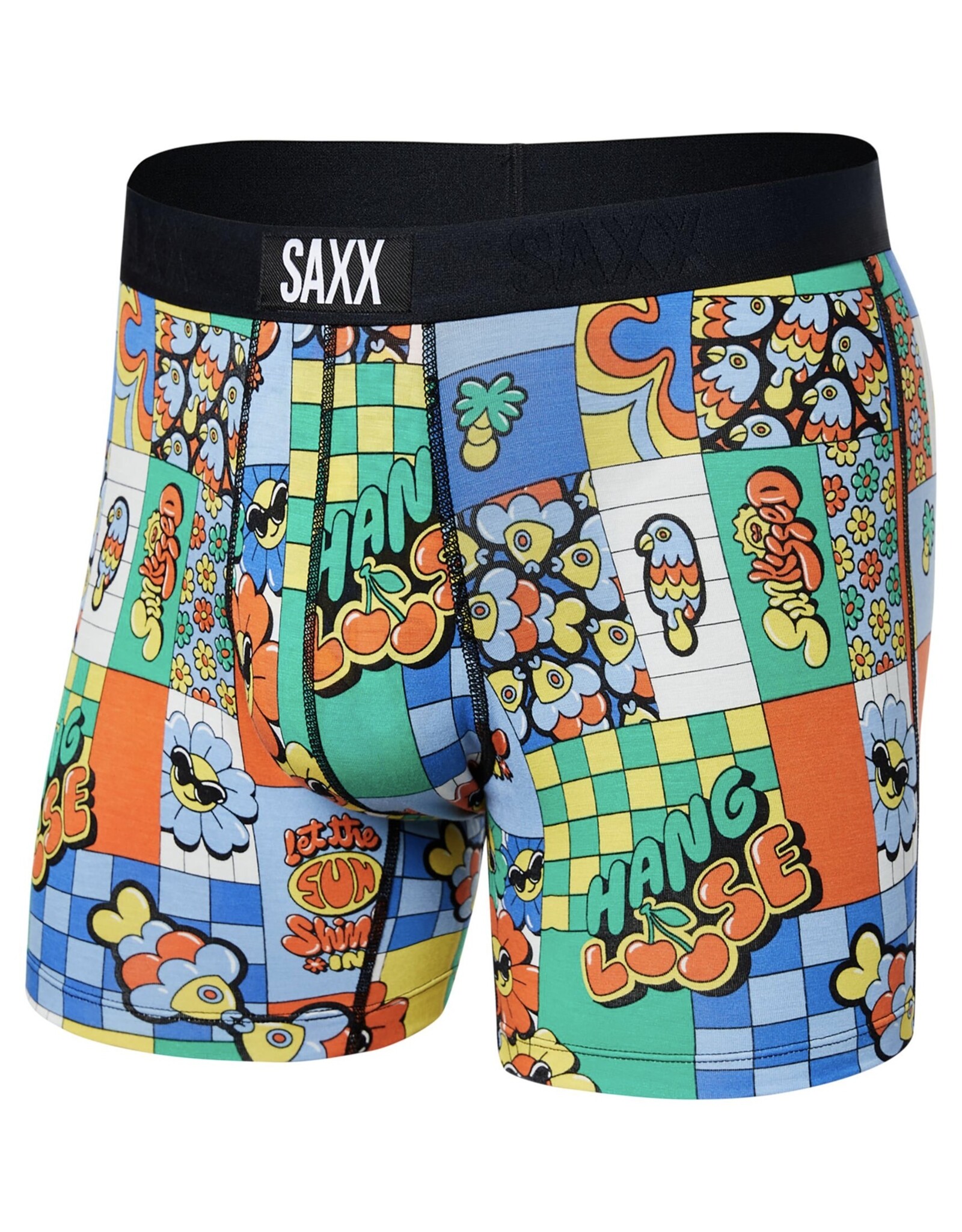 SAXX Underwear Vibe Super Soft Off Course Carts Boxer Briefs