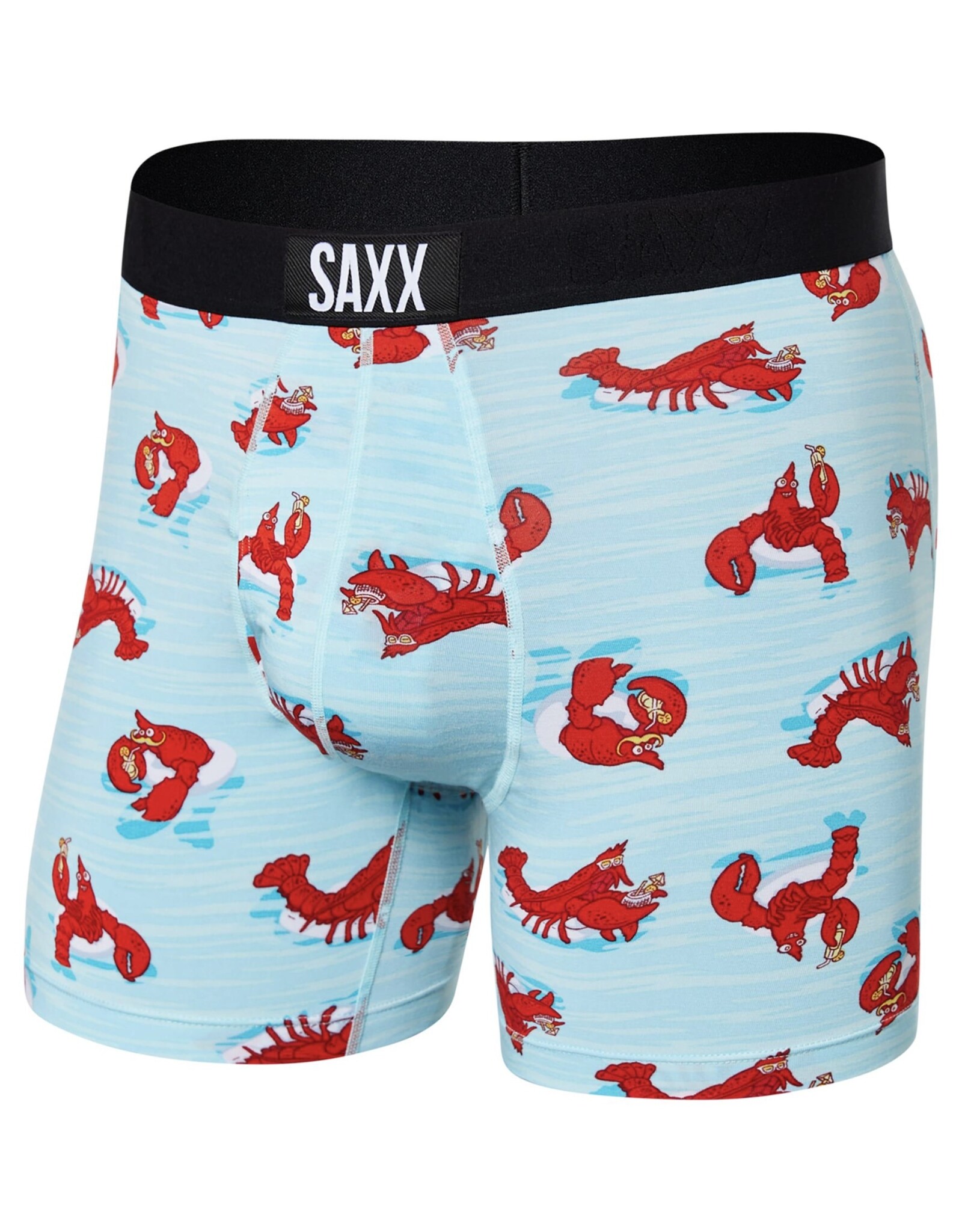 Saxx Ultra Boxer Brief w/ Fly, Go With The Floe Navy, SXBB30F-FLO, Mens  Boxer Briefs