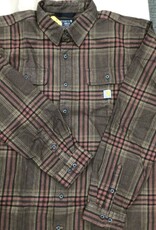 Carhartt Carhartt 105947 Loose Fit Heavyweight Flannel Long Sleeve Plaid Shirt Men’s