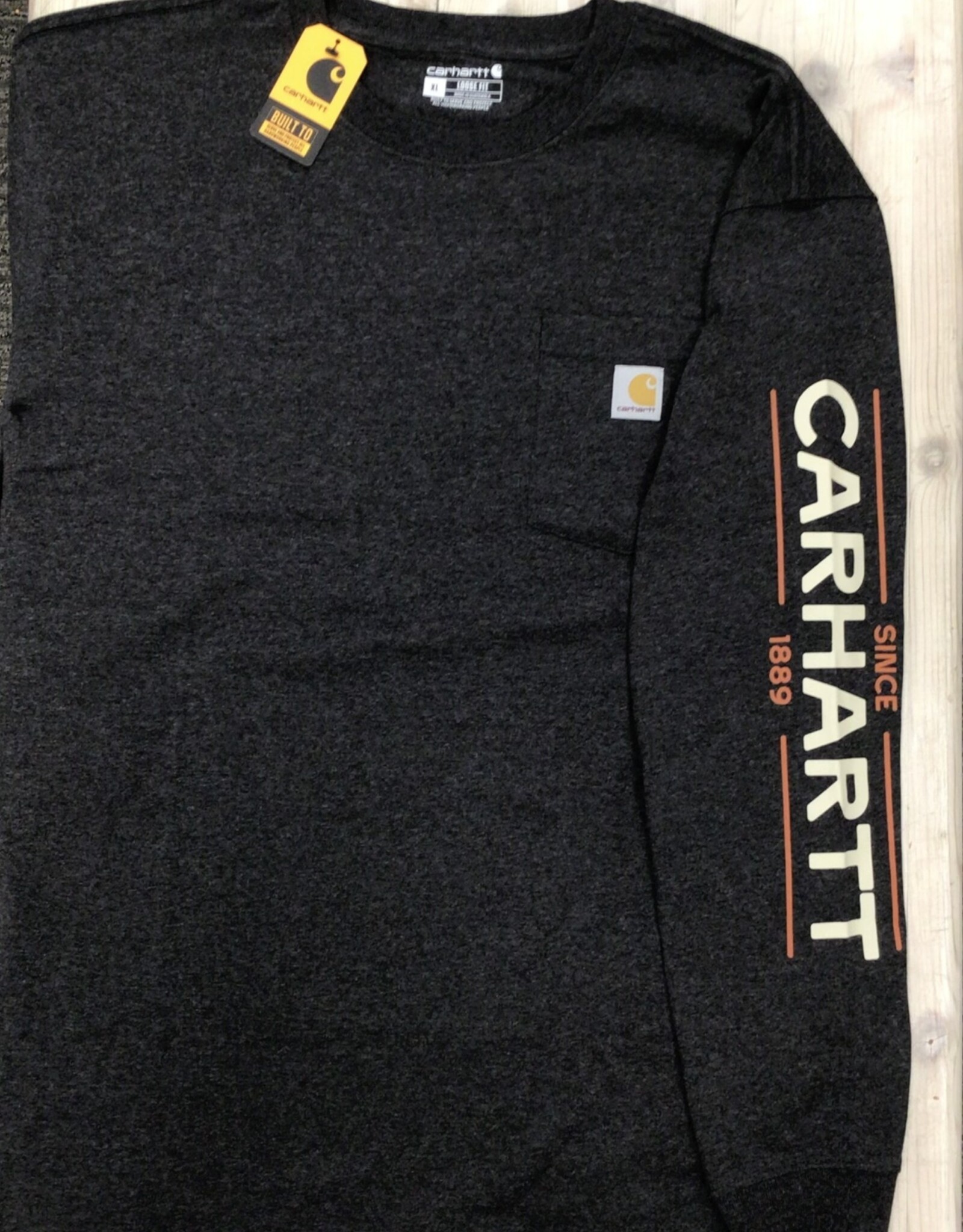 Carhartt Carhartt 105957 Loose Fit Heavyweight Long-Sleeve Hunt Graphic T-Shirt Men’s