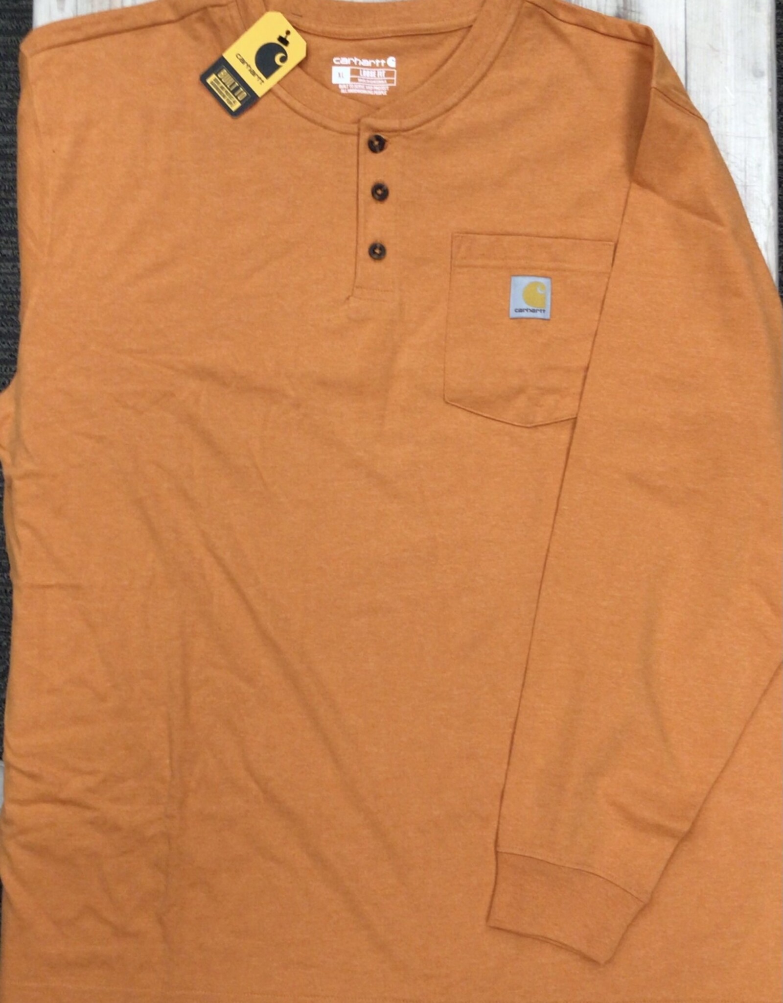 Carhartt K128 Long-Sleeve Workwear Pocket Henley Shirt at Tractor