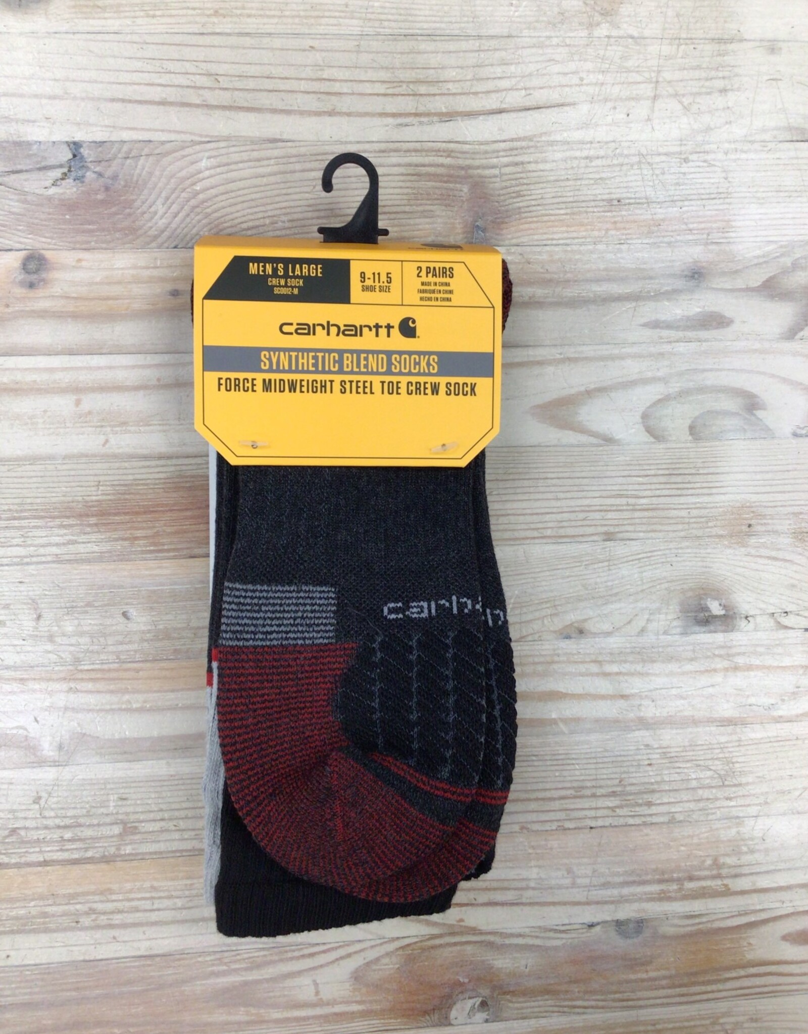 Carhartt Carhartt SQ6103M Midweight Cotton Blend Quarter Sock 3pk