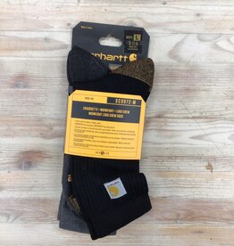 Carhartt Carhartt SC9972 Midweight Logo Crew Sock 2 pack Mens’