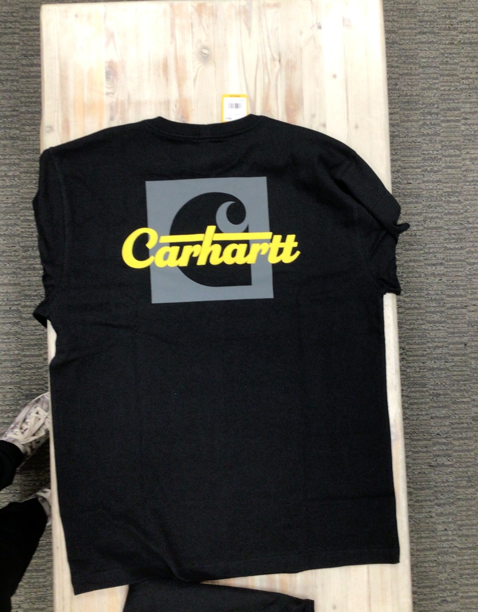 Carhartt Carhartt 106040 Loose Fit Heavyweight Long-Sleeve Pocket Script Graphic T-Shirt Men’s
