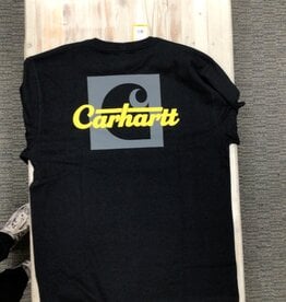 Carhartt Carhartt 106040 Loose Fit Heavyweight Long-Sleeve Pocket Script Graphic T-Shirt Men’s