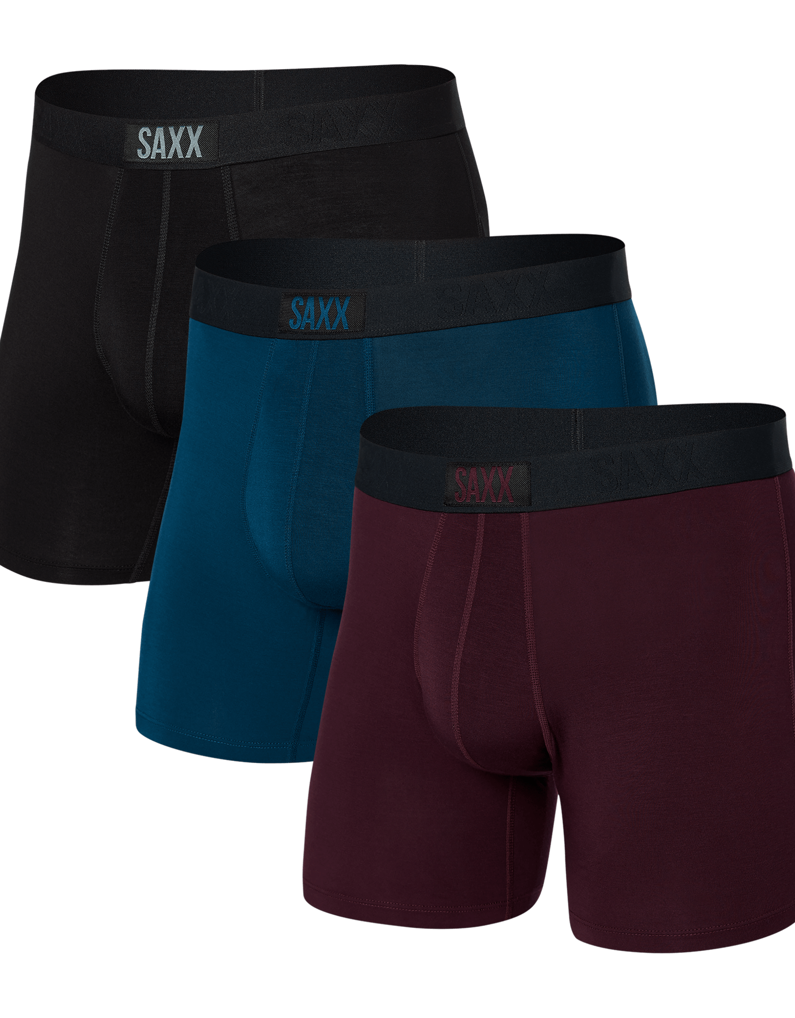 Saxx Vibe - Boxer Brief SXPP3V 3 Pack Men's - Shoes & M'Orr