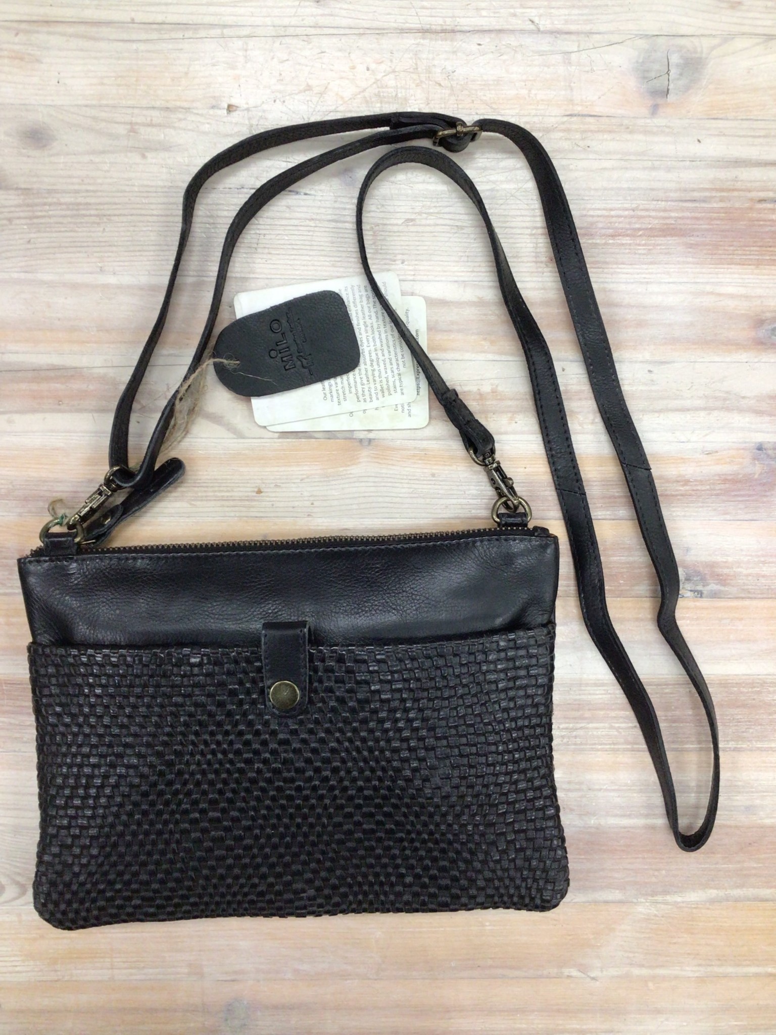 Milo #094 Ocala Woven Crossbody Bag - Shoes & M'Orr