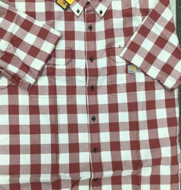 Carhartt Carhartt 106140 Loose Fit Midweight Short-Sleeve Plaid Shirt Men’s