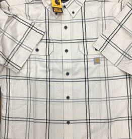 Carhartt Carhartt 106140 Loose Fit Midweight Short-Sleeve Plaid Shirt Men’s