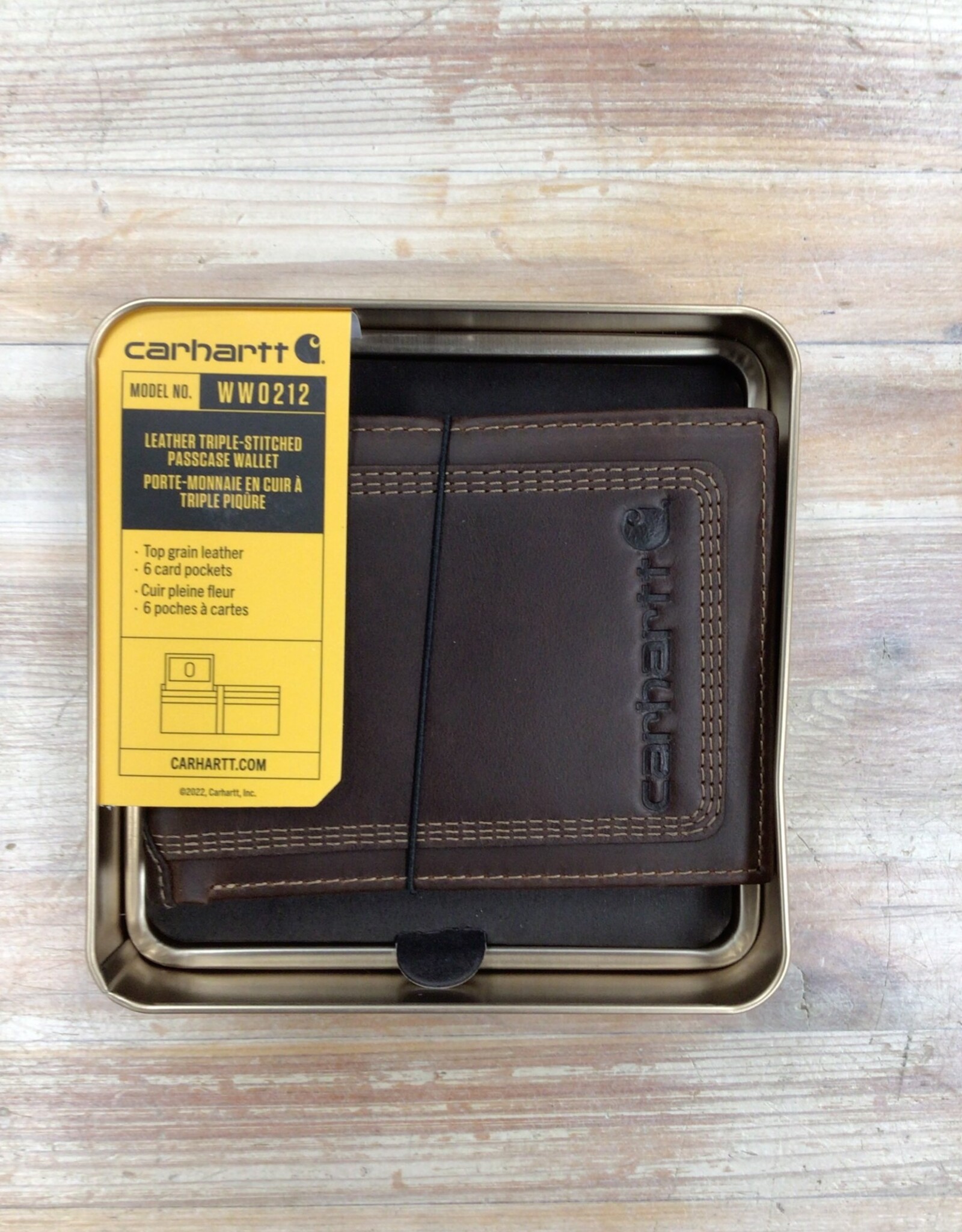 Carhartt Carhartt WW0212 Leather Triple-stitched Passcase Wallet