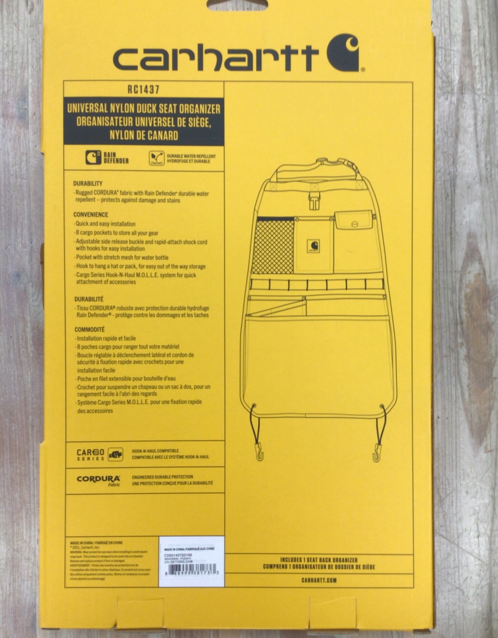 Carhartt Carhartt Nylon Duck Seat Organizer