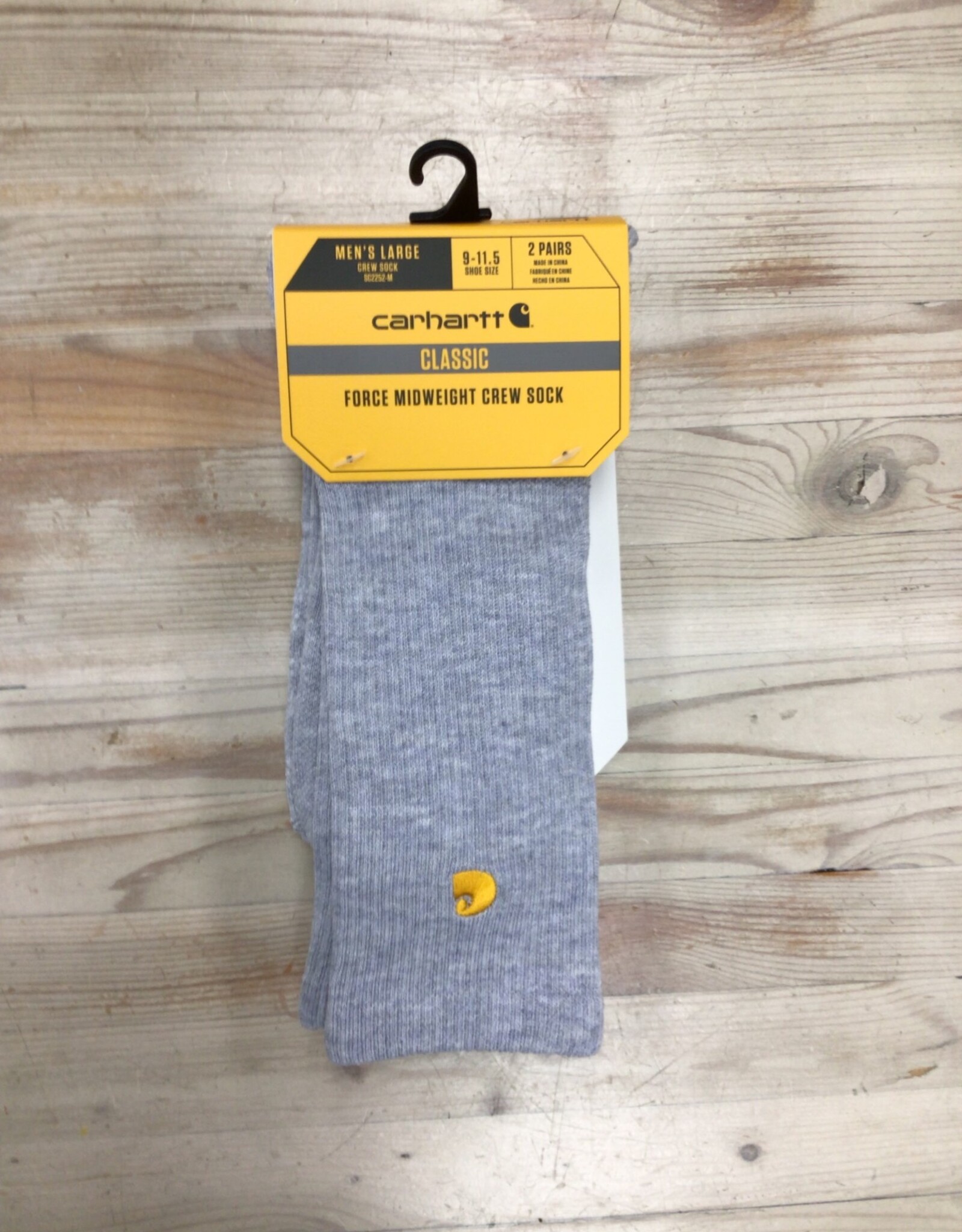 Carhartt Carhartt SC2252M Classic Force Midweight Crew Sock 2pk Men’s