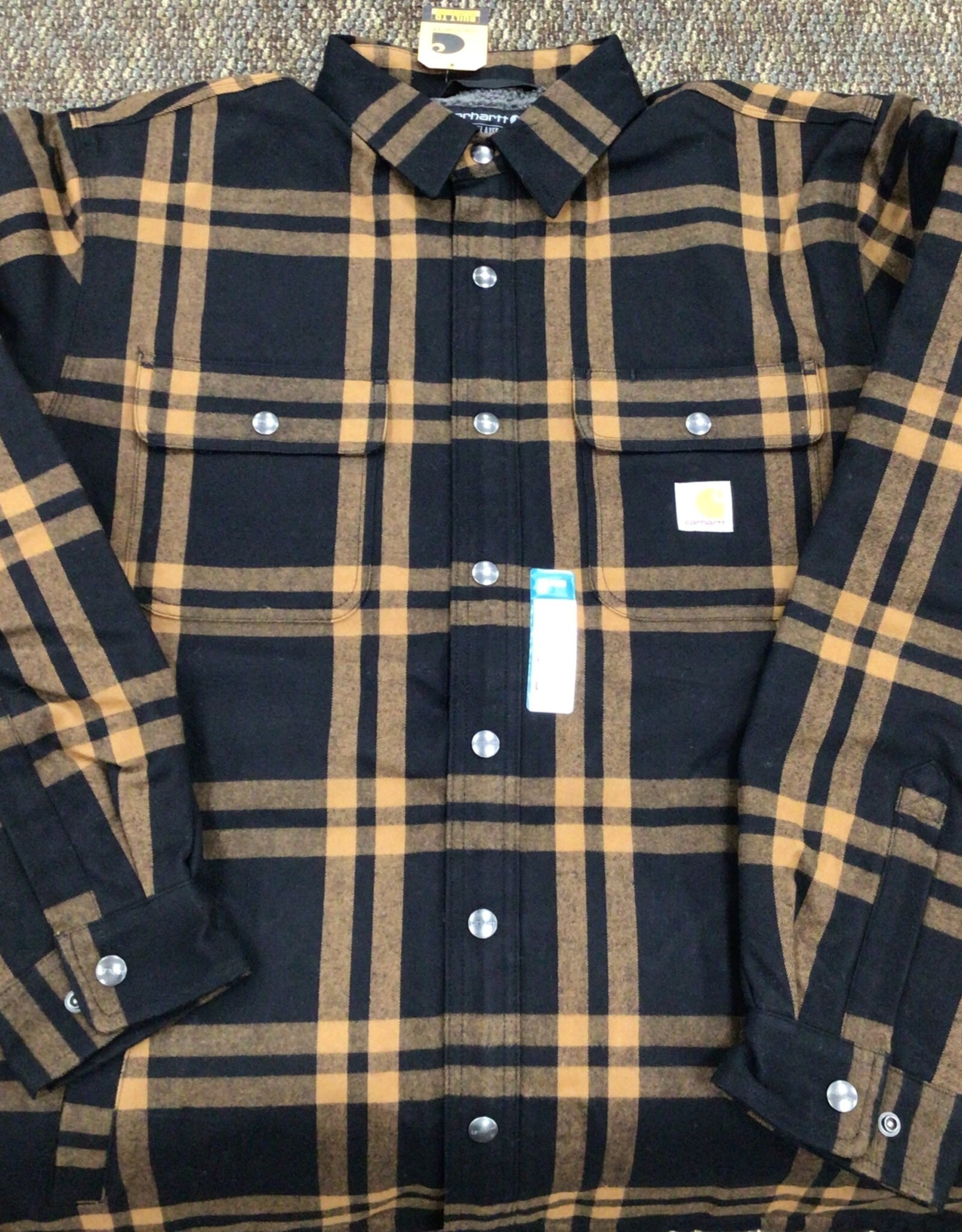Carhartt Carhartt 106354 Relaxed Fit Sherpa Lined Shirt Jacket
