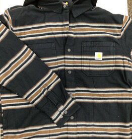 Carhartt Carhartt 106353 Carhartt Rugged Flex Relaxed Fit Flannel Fleece Lined Hooded Shirt Jac Men’s