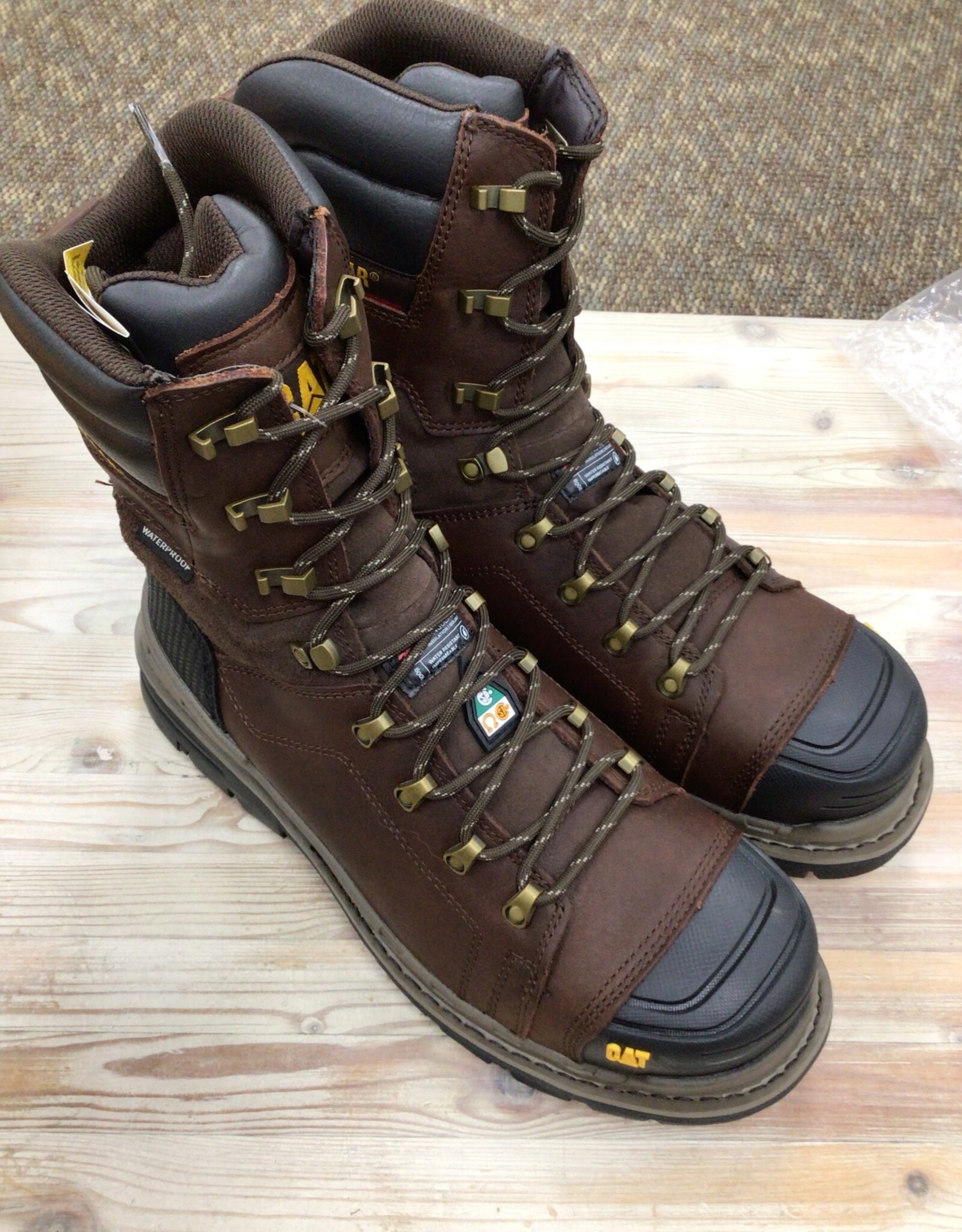 Cat Cat Hauler P725891 XL 8” WP TX CSA/Comp Toe Men’s