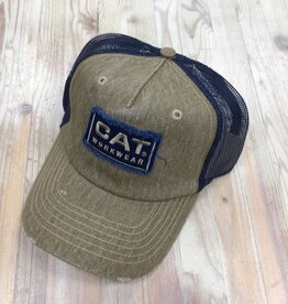 Cat Cat Unstructured Curve Bill Trucker Cap