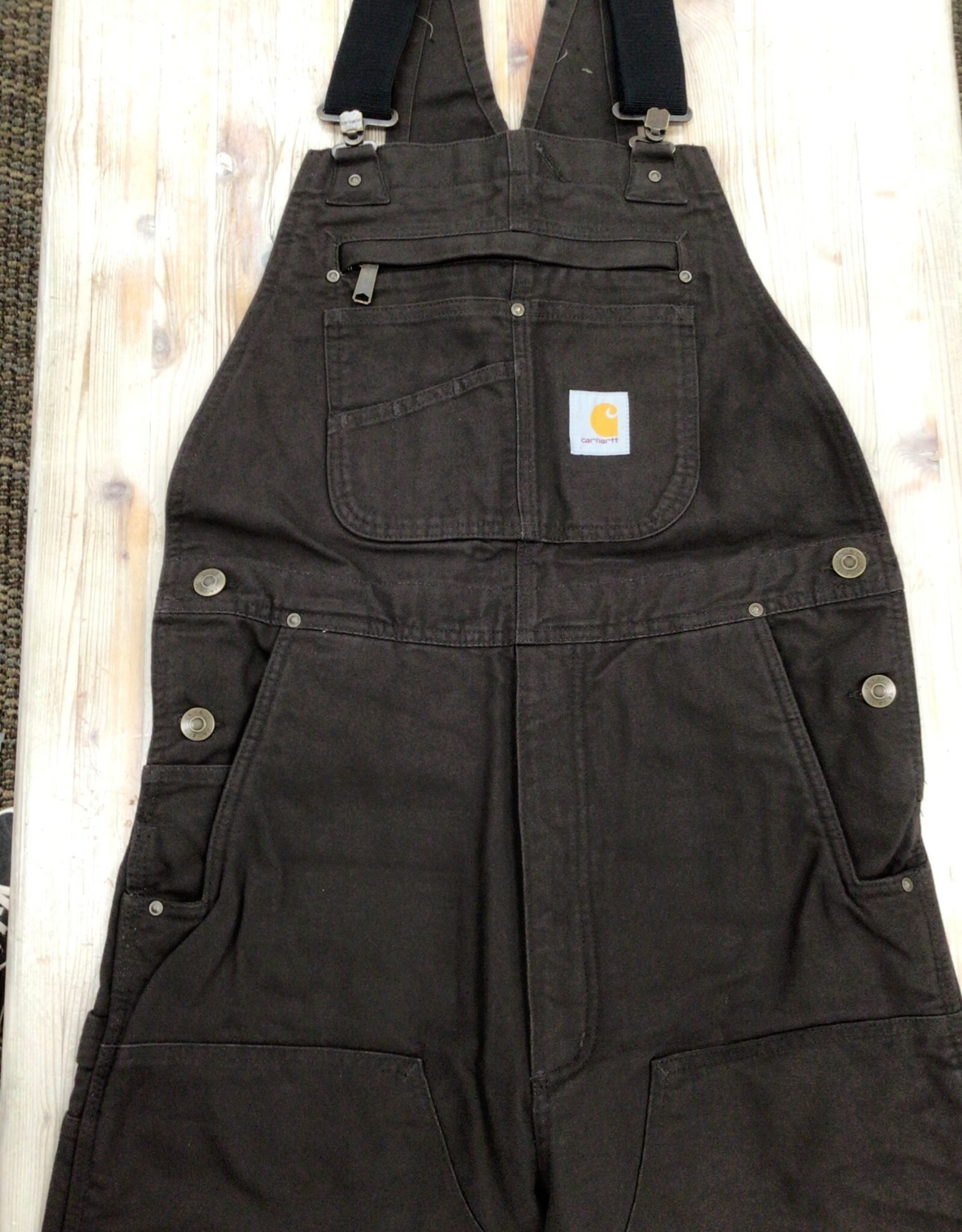 Carhartt Carhartt 104031 Loose Fit Washed Duck Insulated Bib Overall Men’s