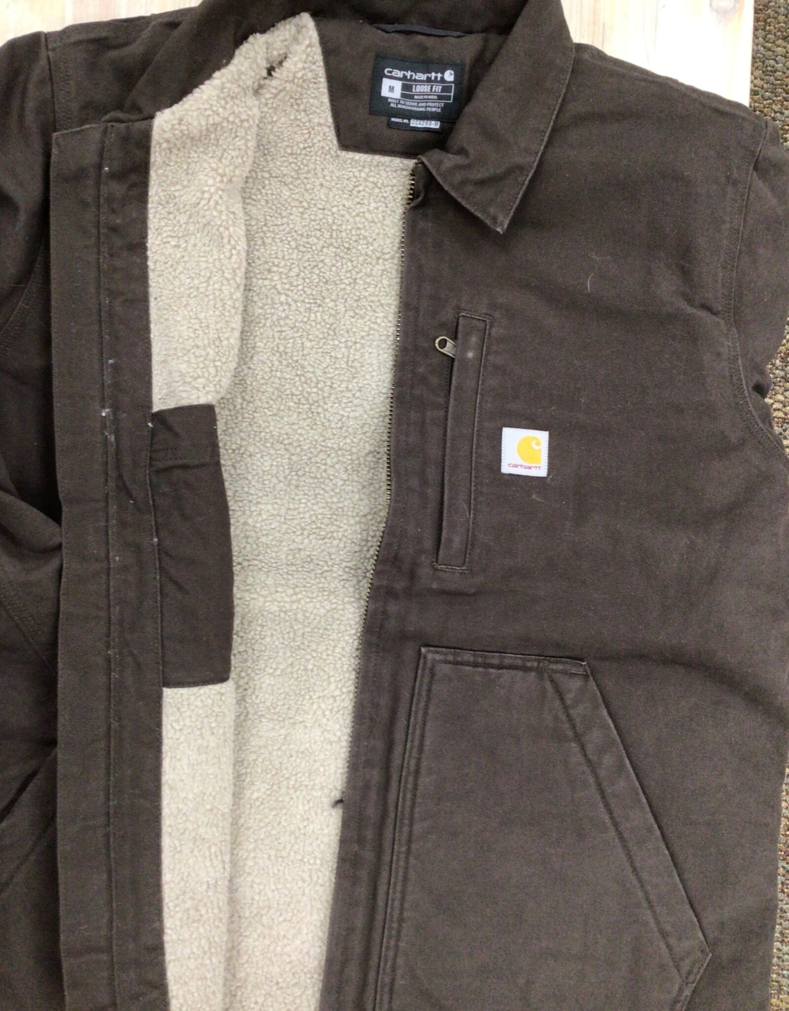 Carhartt Carhartt 104293 Washed Duck Sherpa Lined Coat Men’s