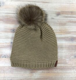 Ganka Ganka 77-012 Acrylic Pom Pom Toque Ladies’