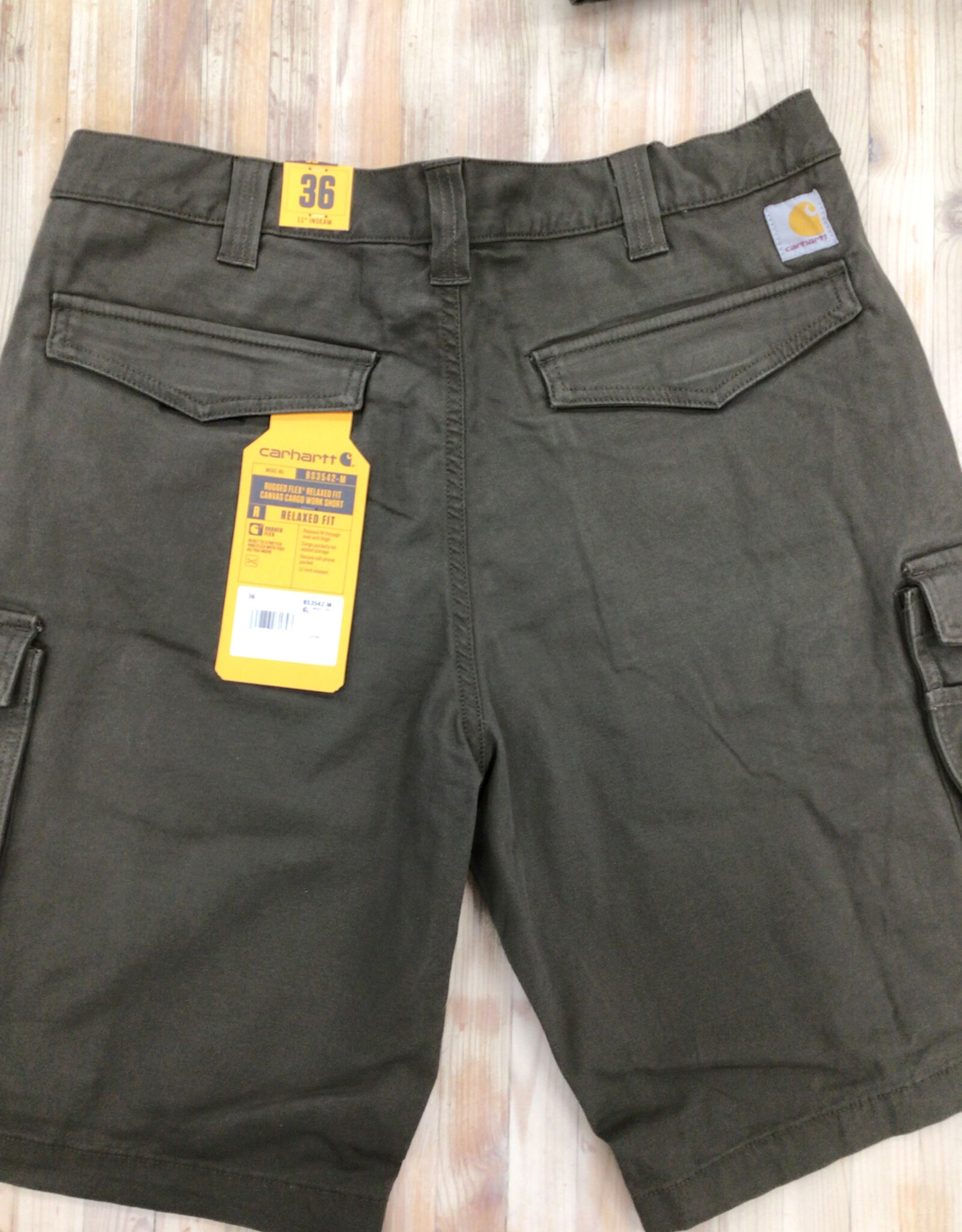 Carhartt Carhartt 103542 Rugged Flex Relaxed Fit Canvas Cargo Work Short Men’s