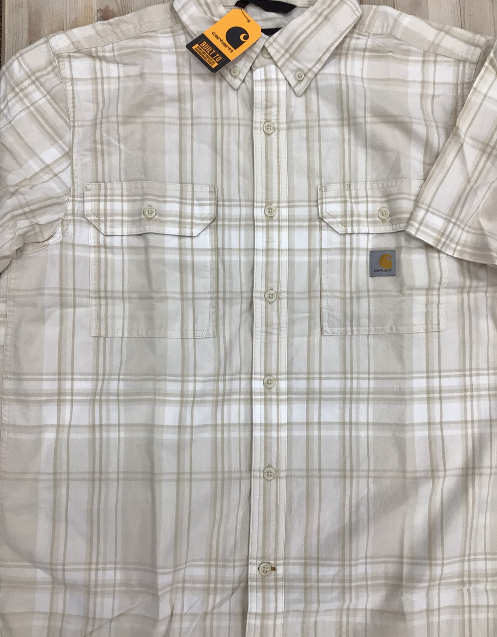 Carhartt Carhartt 106746 Loose Fit Midweight Short-Sleeve Plaid Shirt Men’s