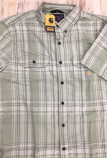 Carhartt Carhartt 106746 Loose Fit Midweight Short-Sleeve Plaid Shirt Men’s