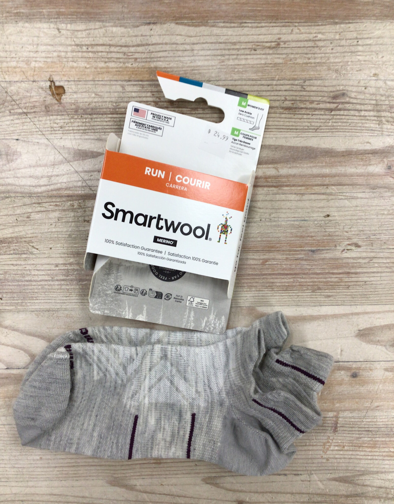 Smartwool Smartwool Run Zero Cushion Low Ankle Ladies’