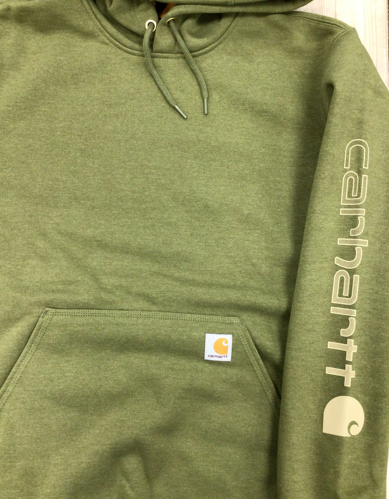 Carhartt Carhartt K288 Midweight Signature Sleeve Logo Hooded Sweatshirt Men's