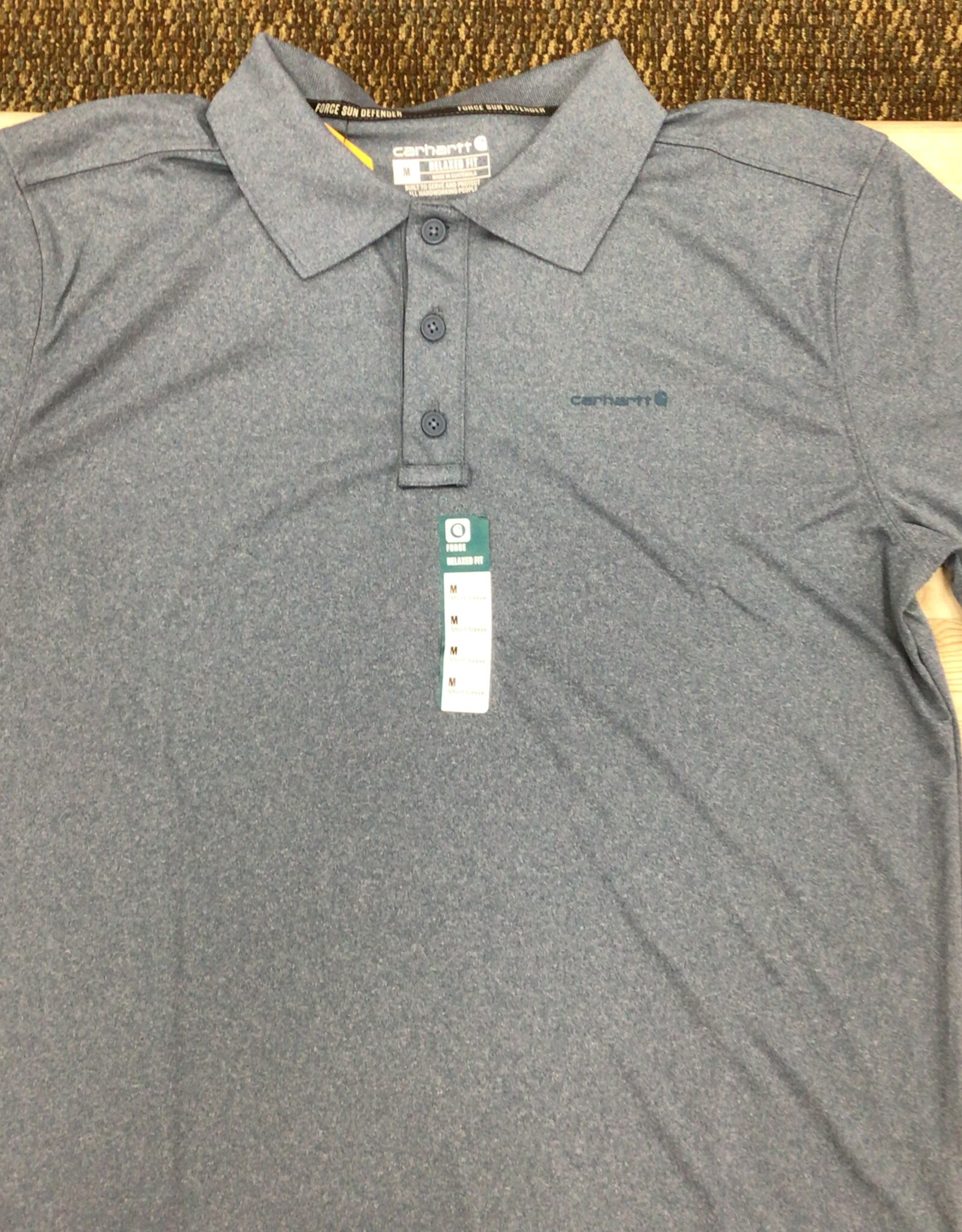 Carhartt Carhartt 106901 Force Sun Defender Relaxed Fit Lightweight Short-Sleeve Polo Men’s