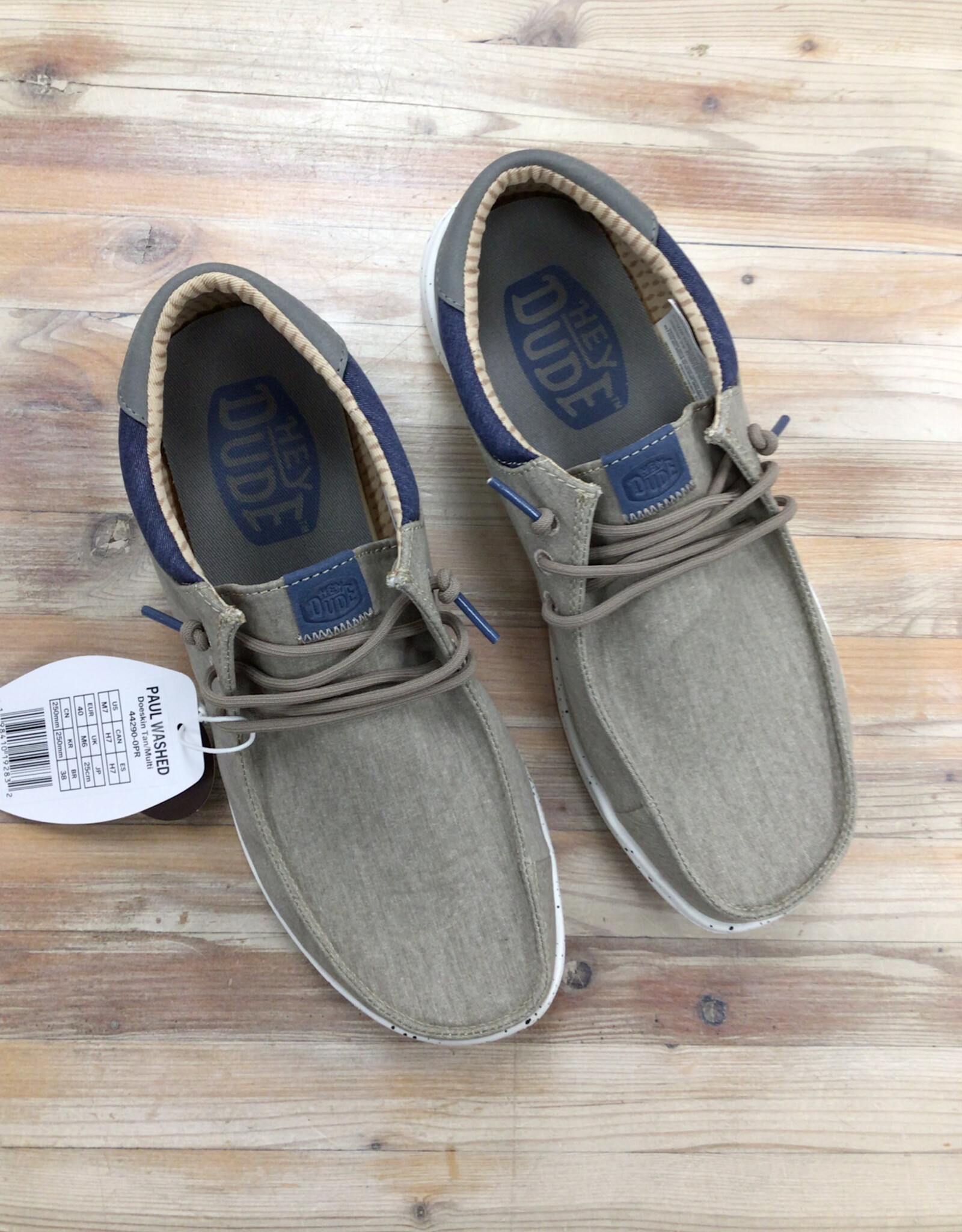 Hey Dude Hey Dude 44290 Paul Washed Men’s