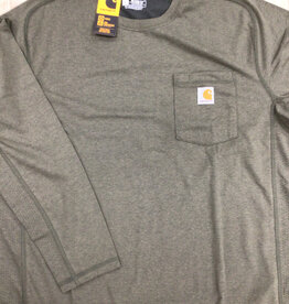 Carhartt Carhartt 106656 Force Relaxed Fit Midweight Long Sleeve Pocket T-Shirt Men’s