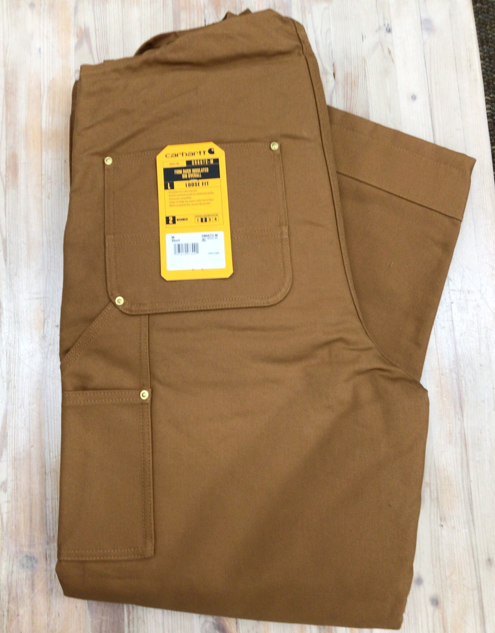 Carhartt Carhartt 106672 Loose Fit Firm Duck Insulated Bib Overall Men’s