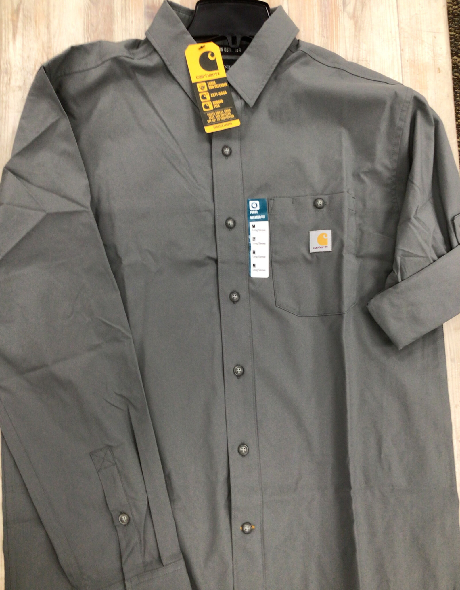 Carhartt Carhartt 106552 Force Sun Defender Relaxed Fit Long Sleeve Shirt Men’s