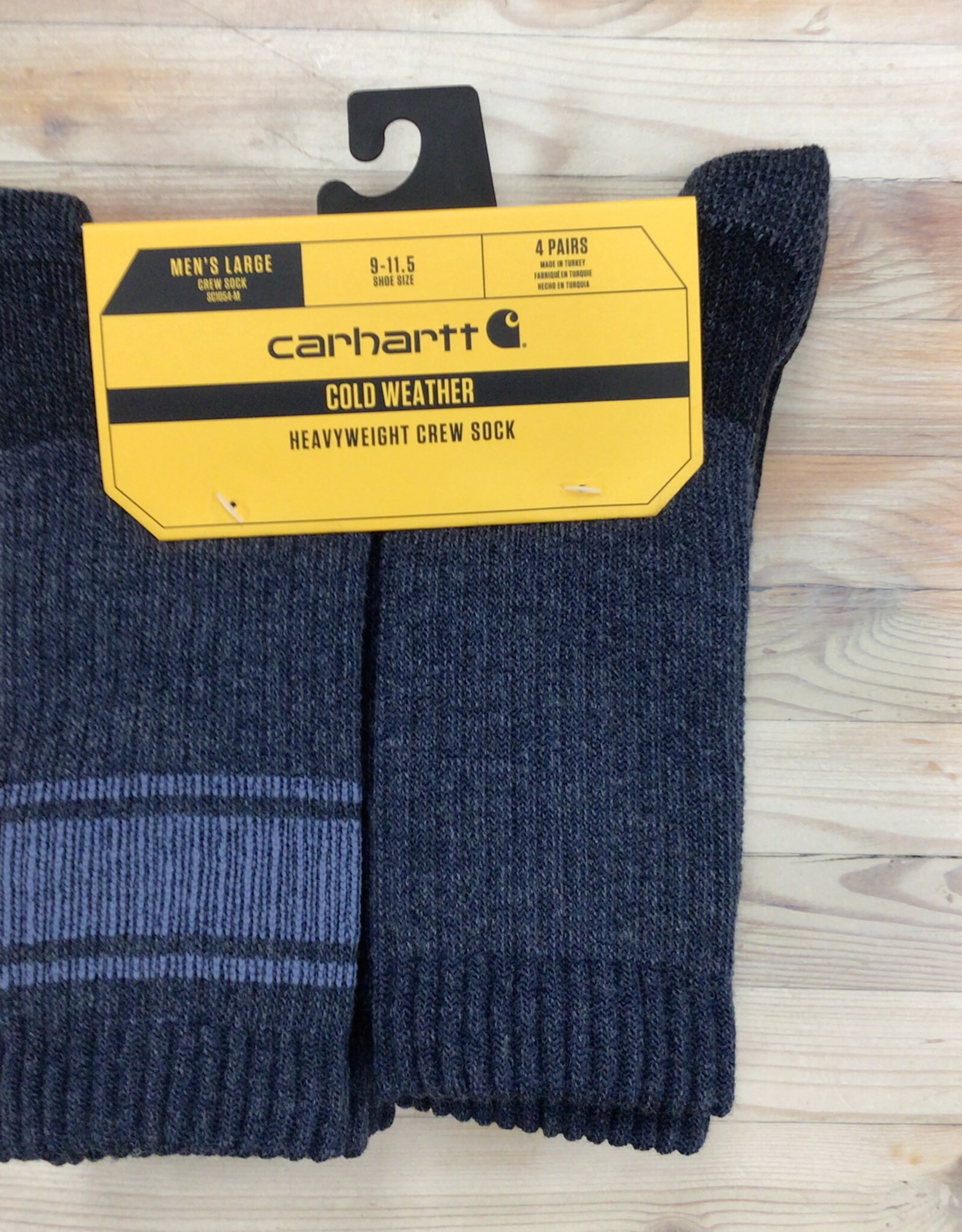 Carhartt Carhartt SC1054M Synthetic Blend Heavyweight Crew Sock 4 pk Men’s