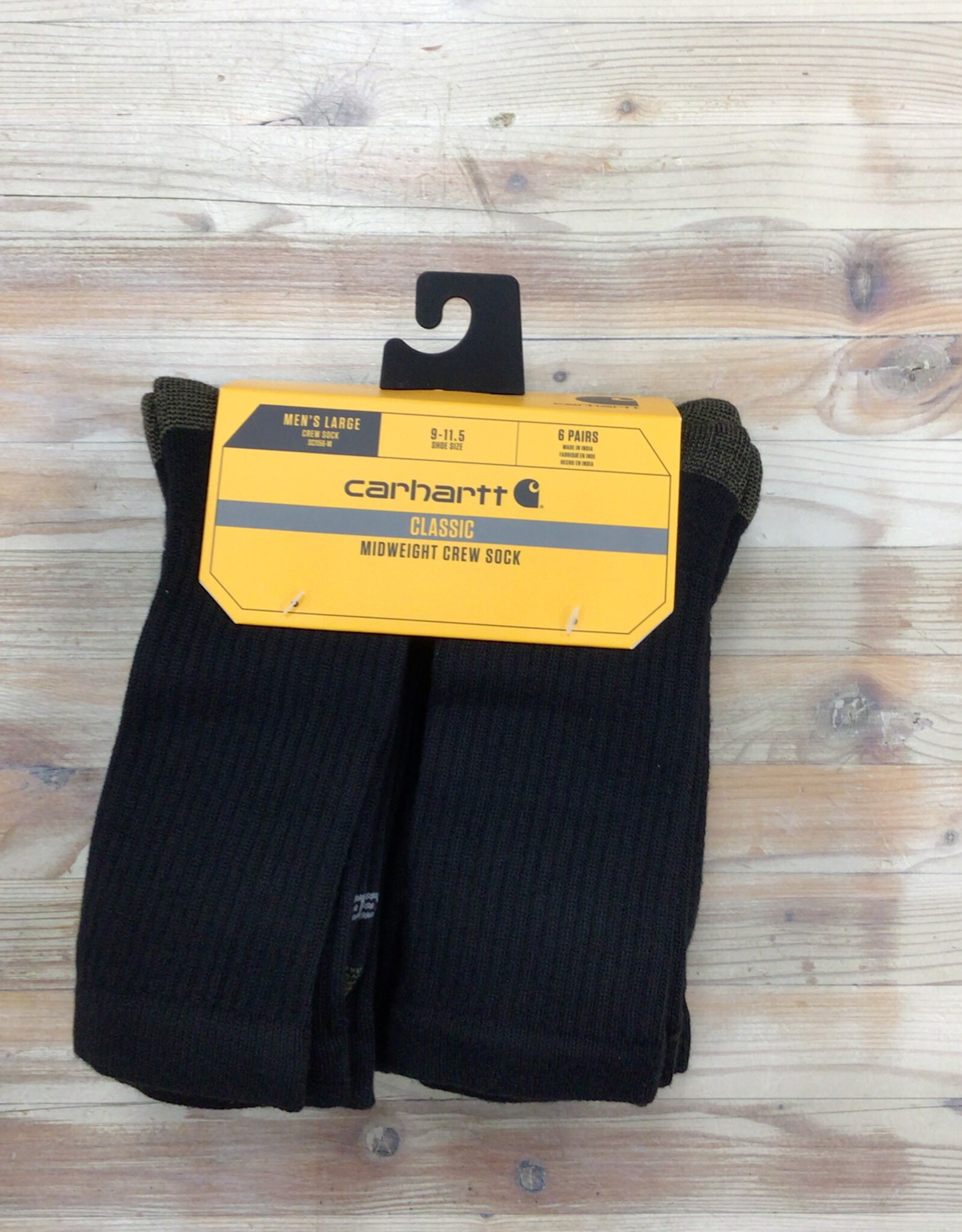 Carhartt Carhartt Midweight Crew Sock 6 Pack SC1156M