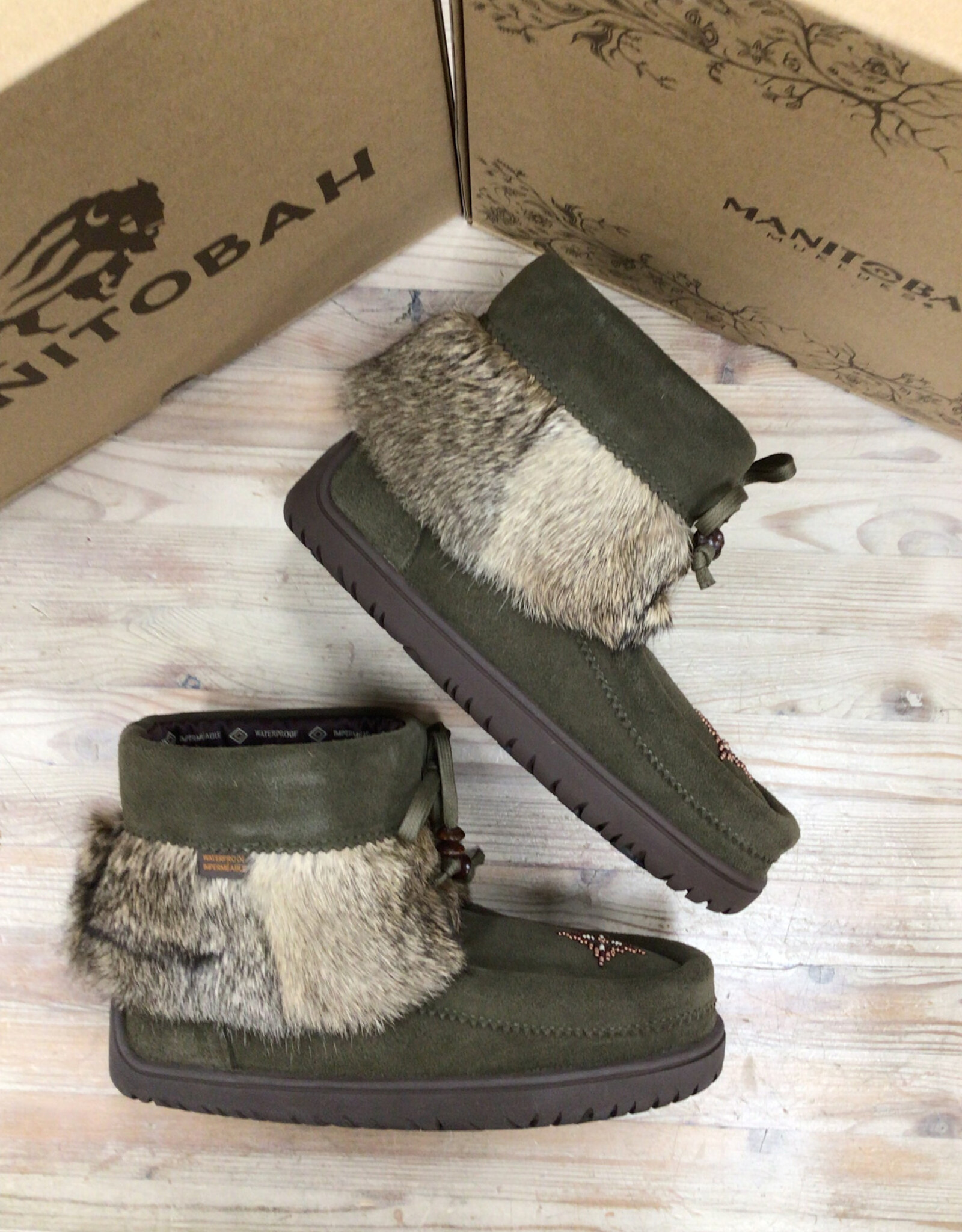 Manitobah Mukluks Manitobah Mukluk 6017 Waterproof Keewatin Suede Mukluk Ladies’