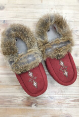 Manitobah Mukluks Manitobah Mukluks Tipi Fur Trim Suede Moccasin Ladies'