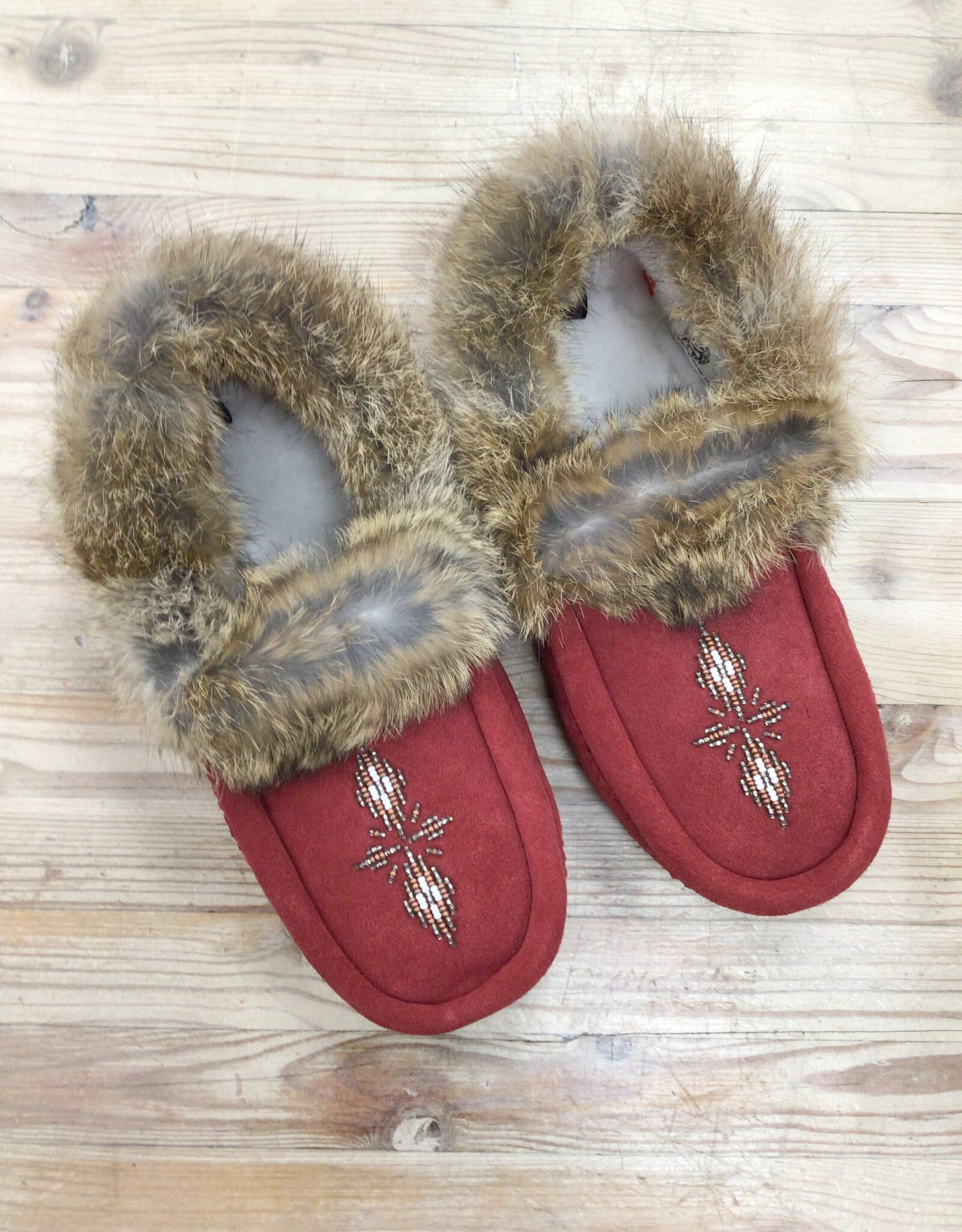 Manitobah Mukluks Manitobah Mukluks Tipi Fur Trim Suede Moccasin Ladies'